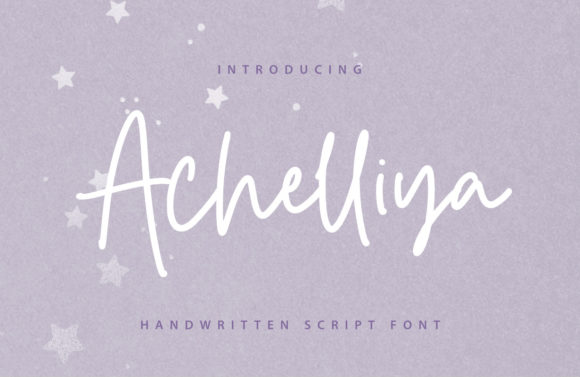 Achelliya: The Quirky Script Font for Memorable Brand Identity