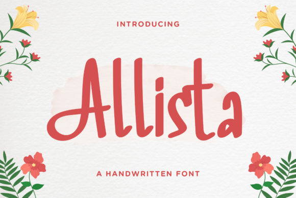 Allista: A Handwritten Script Font for Authentic Brand Identity