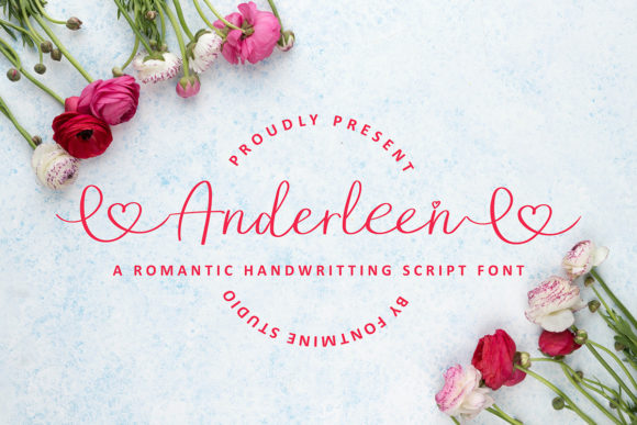 Anderleen Script Font Review for Valentine’s Campaigns