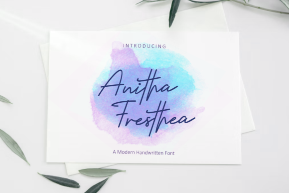 Anitha Fresthea: Elevating Digital Brand Identity with Script Typography