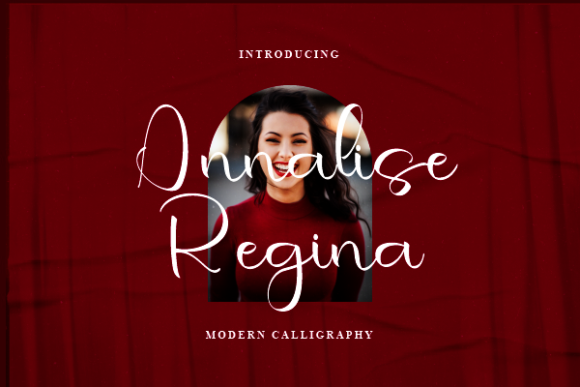 Annalise Regina: A Playful Script Font for Editorial Design