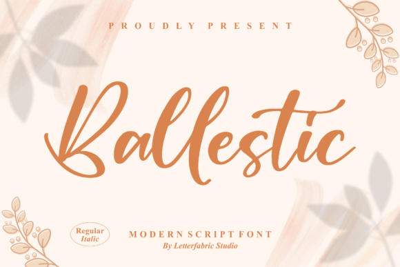 Ballestic: The Delicate Script Font for Handmade Brands