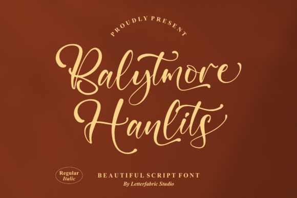 Balytmore Hanlits: Elevate Your Campaign Visuals with Script Fonts