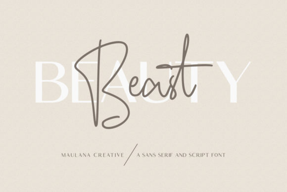 Beauty Beast Duo: The Perfect Font for Boutique Branding
