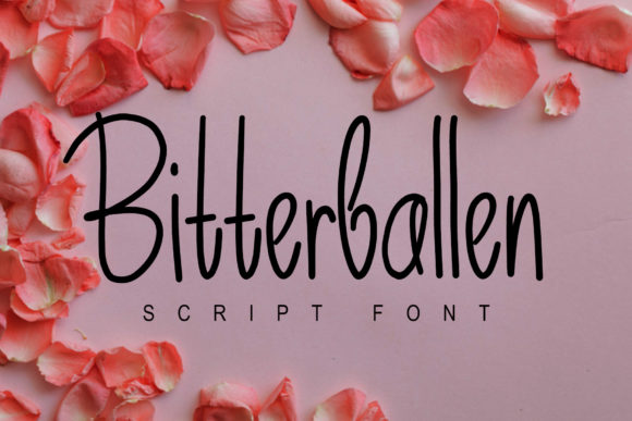 Bitterballen: A Delicate Script Font for Handmade Branding