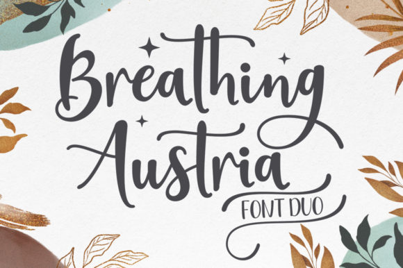 Breathing Austria Duo: A Designer’s Take on Versatile Script and Sans Serif Fonts
