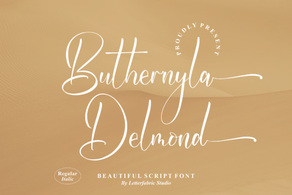 Buthernyla Delmond: A Designer’s Take on Elegant Script Typography