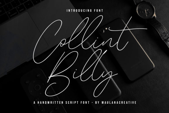 Collint Billy: The Handwritten Script Font for Elegant Crafts