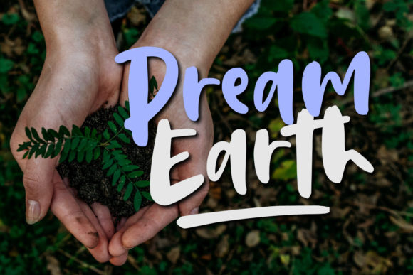 Dream Earth Typeface: A Relaxed Script for Editorial Design