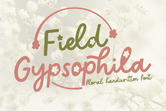 Field Gypsophila: A Delicate Script Font for Editorial Design