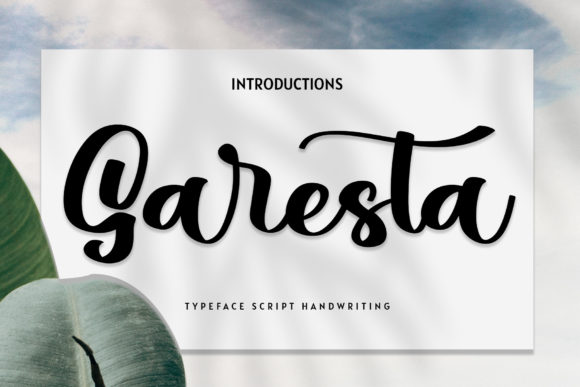Garesta: The Whimsical Script Font for Boutique Branding