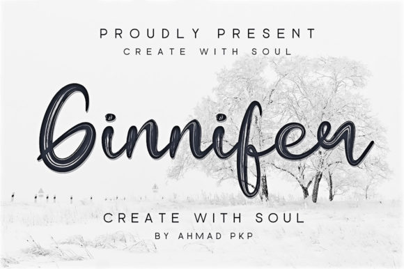 Ginnifer: The Script Typeface for Clearer Campaign Branding