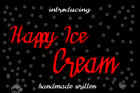 Happy Ice Cream: A Playful Script Font for Modern Brand Identity