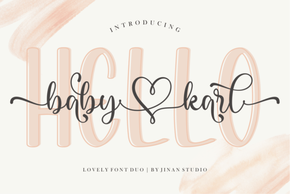Hello Baby Karl Duo: A Designer’s Take on Romantic Web Typography