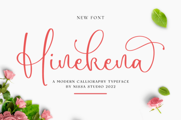 Hinekena: A Delicate Script Font for Elegant Brand Identity Projects
