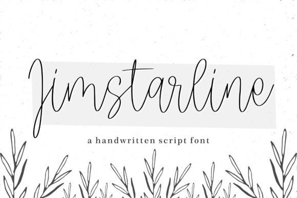 Jimstarline: The Delicate Script Font for Polished Branding