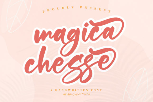 Magica Chesse Typeface: A Delicate Script for Elegant Branding