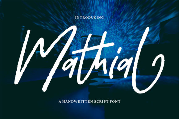 Mathial: The Handwritten Font for Authentic Small Business Branding