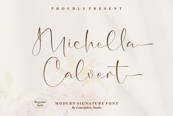 Michella Calvert: A Script Font for Polished Digital Branding