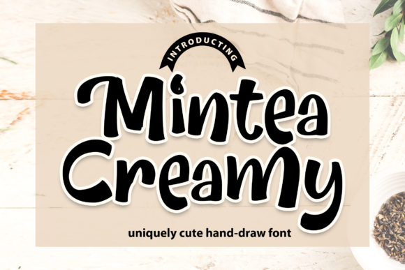 Mintea Creamy: The Handwritten Script Font for Polished Brand Identity