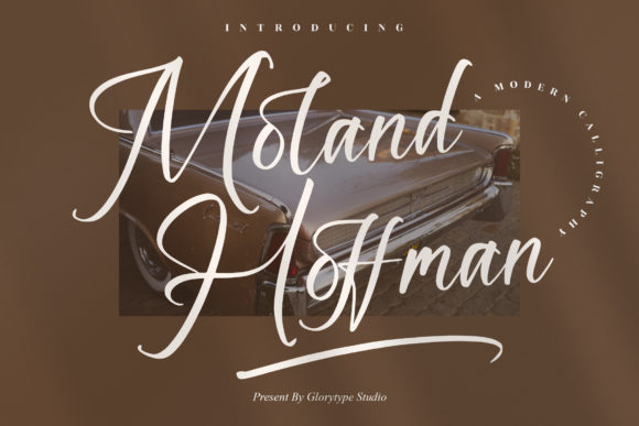 Moland Hoffman: A Trendy Script Font for Modern Brand Identity