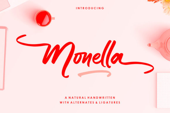 Monella: The Perfect Script Font for Handmade Branding