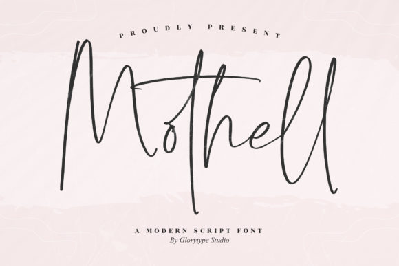Mothell: The Romantic Script Typeface for Editorial Design