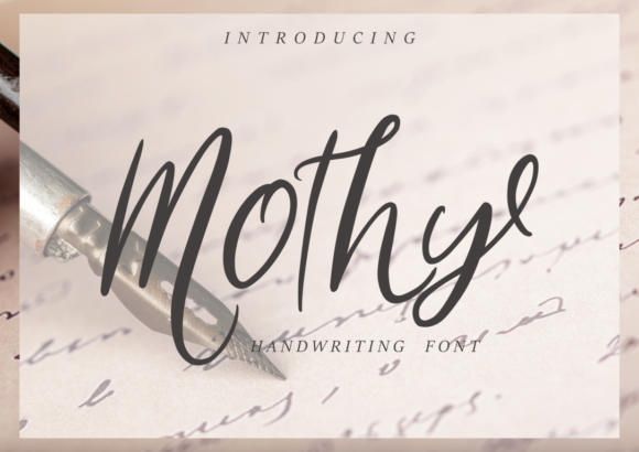 Mothy: A Handwritten Script Font for Modern Web Branding