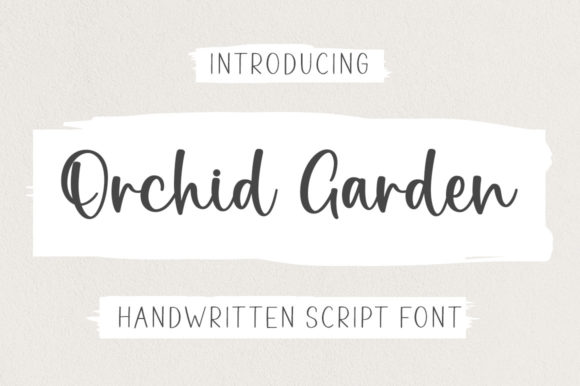 Orchid Garden Script Font: Elevate Handmade Product Design