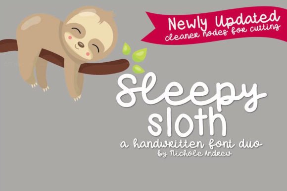 Sleepy Sloth Duo: A Handwritten Font for Modern Web Design