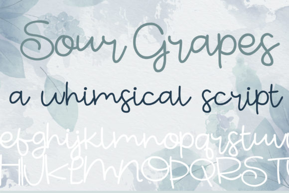 Sour Grapes: The Handwritten Script Font for Scroll-Stopping Brand Visuals