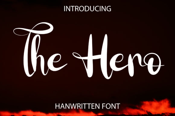 The Hero: A Dazzling Script Font for Authentic Brand Identity