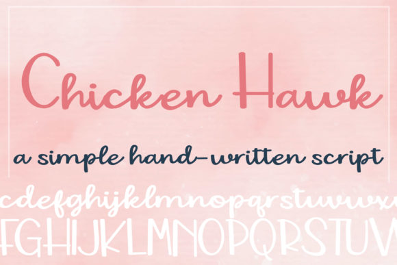 ZP Chicken Hawk: The Script Font for Authentic Brand Identity